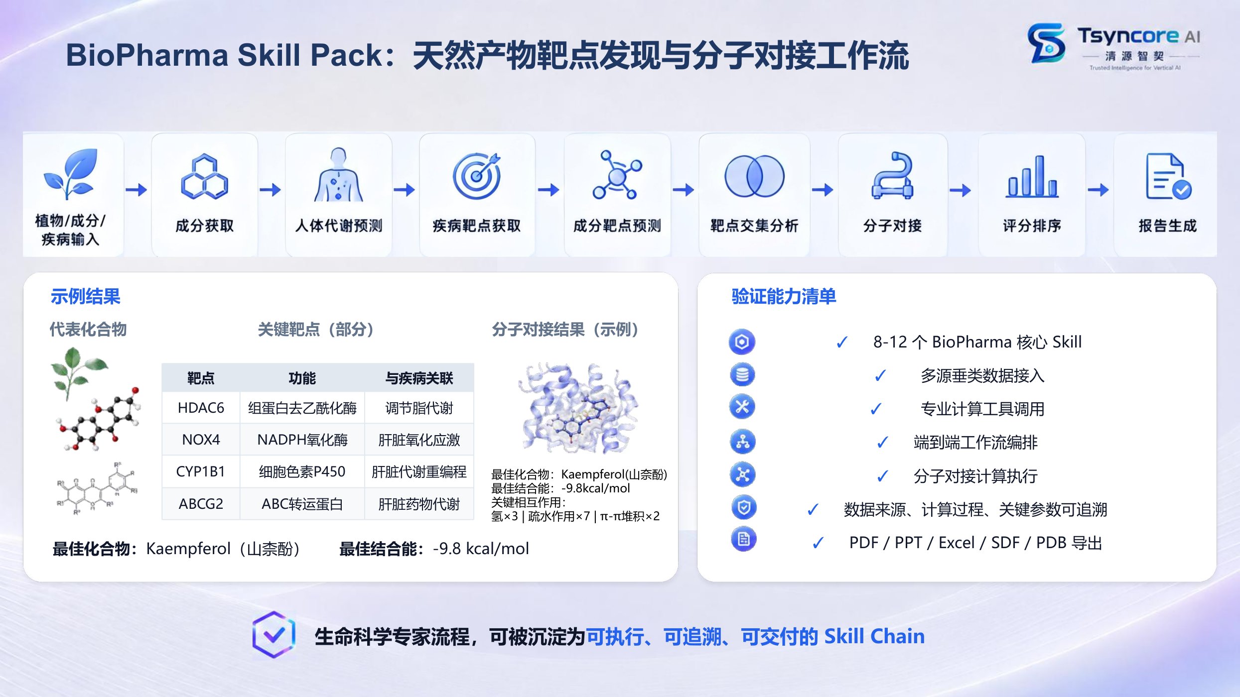 BioPharma Skill Pack 工作流